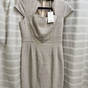 NWT Beige Tweed Dress